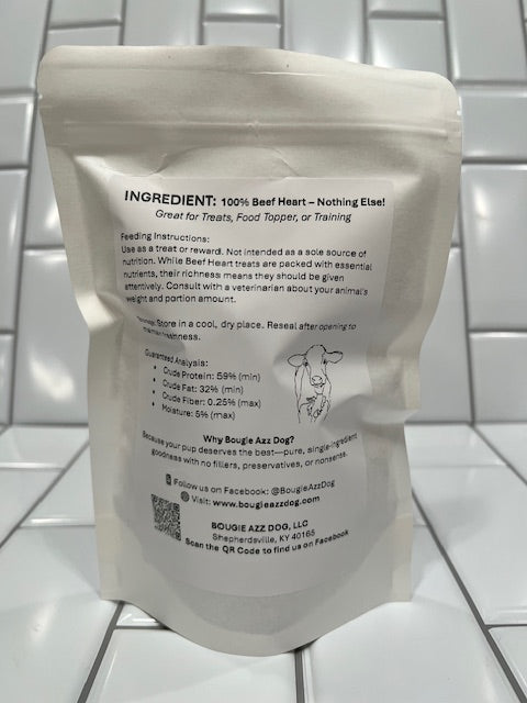 Freeze Dried Raw Beef Heart