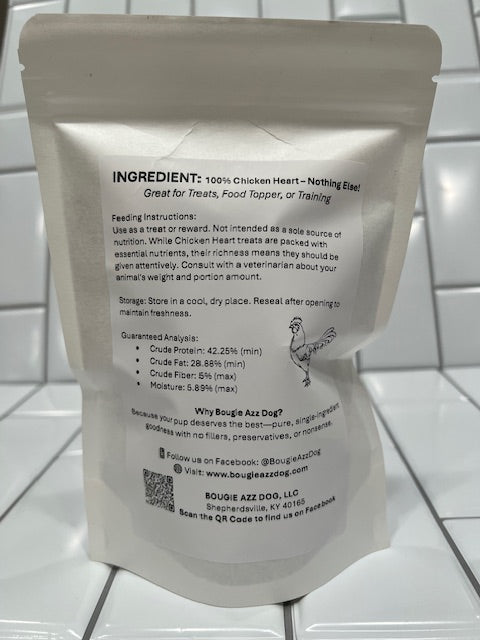 Freeze Dried Raw Chicken Heart