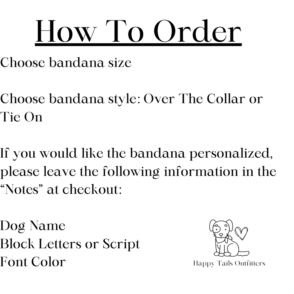 Cactus Dog Bandana