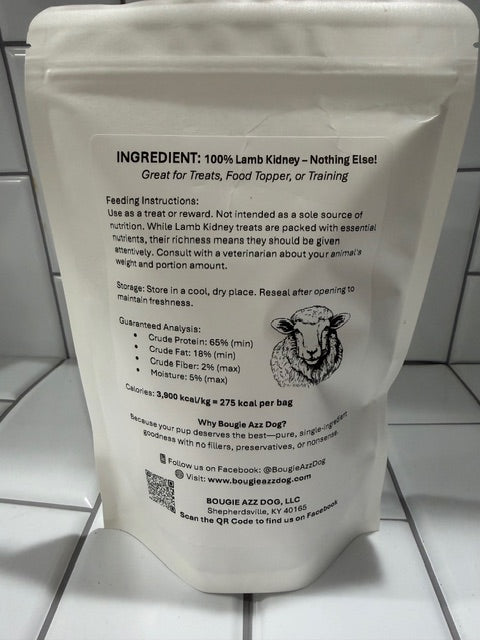 Freeze Dried Raw Lamb Kidney